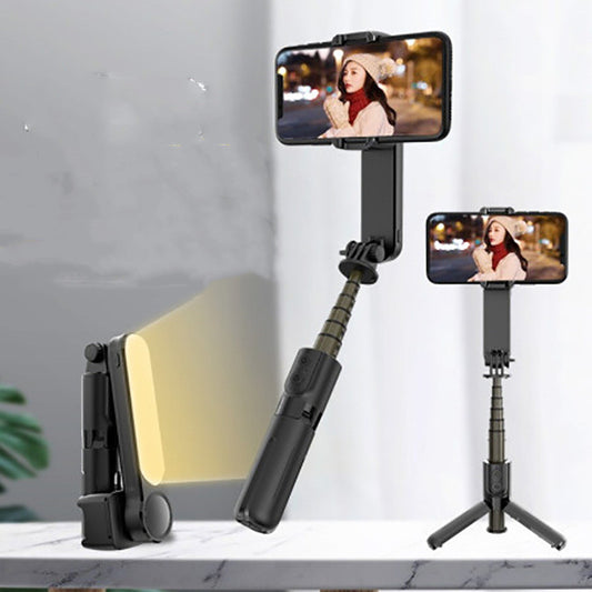 Chicken-head Handheld Gimbal Anti-shake Bluetooth Single-axis Camera Stabilizer Shake Fast For Beauty Fill Light