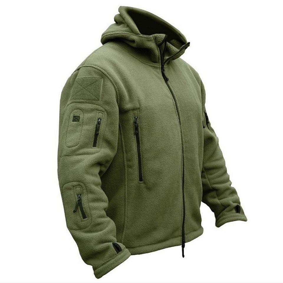 mCzO Men Military Winter Thermal Fleece Tactical Jacket