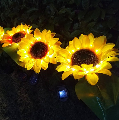 HomeRock LED Solar Sunflower Lamps Solar Light Decorative Lights