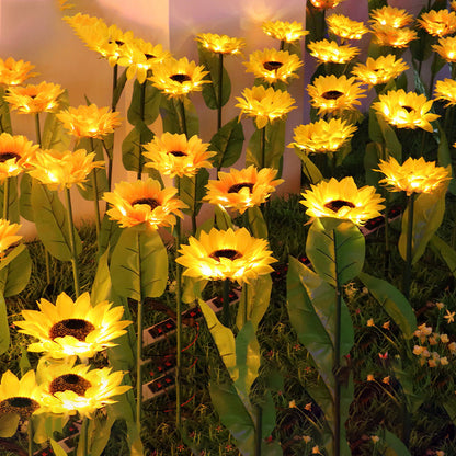 HomeRock LED Solar Sunflower Lamps Solar Light Decorative Lights