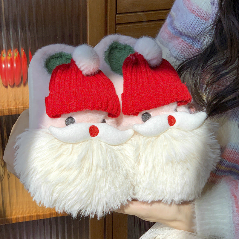 OHC Christmas Santa Claus Non-Slip Home Slippers