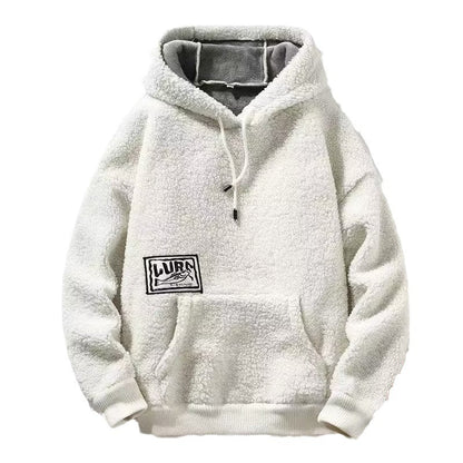 Man Cave thick Autumn and Winter Cashmere Hoodie Men