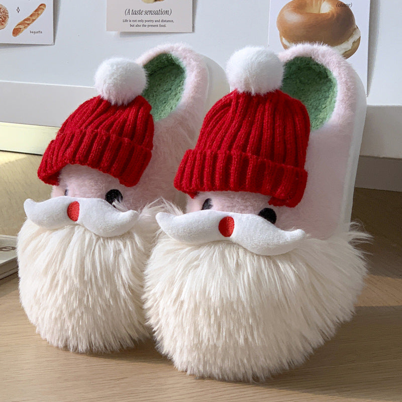 OHC Christmas Santa Claus Non-Slip Home Slippers