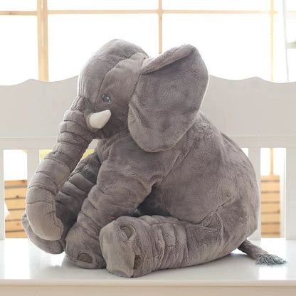 CloudSoft Soft Comfort Elephant Plush Toy  Accompany Sleeping Baby Sleep Child Pillow Leather Shell