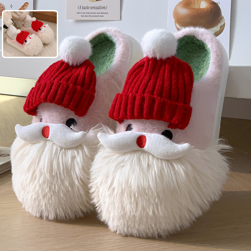 OHC Christmas Santa Claus Non-Slip Home Slippers