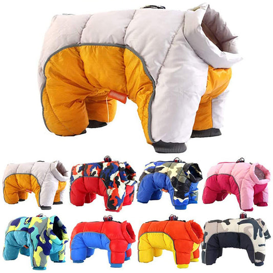 PetRock Pet Dog Winter Clothes Thick Warm Down Jacket Teddy Cotton Coat