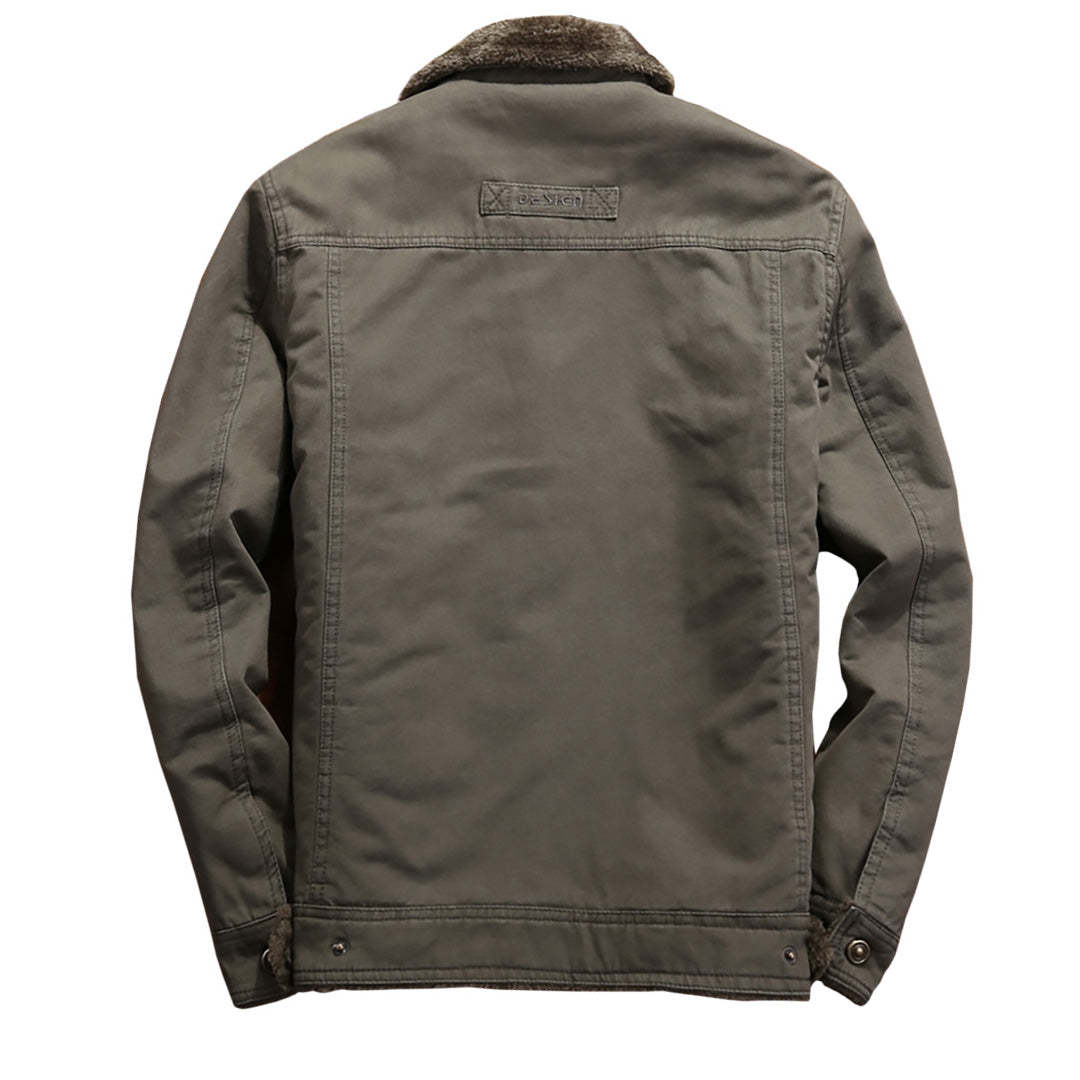 mCzO Velvet Cotton Men's Winter Jacket