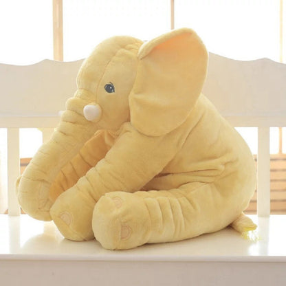 CloudSoft Soft Comfort Elephant Plush Toy  Accompany Sleeping Baby Sleep Child Pillow Leather Shell