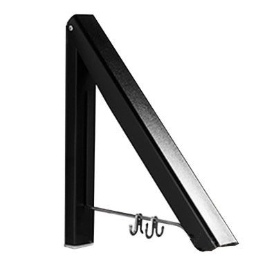 HomeRock Punch-free Space Aluminum Foldable Invisible Folding Retractable Wall Hanger for Waterproof Hanging Underwear Coat Hanger