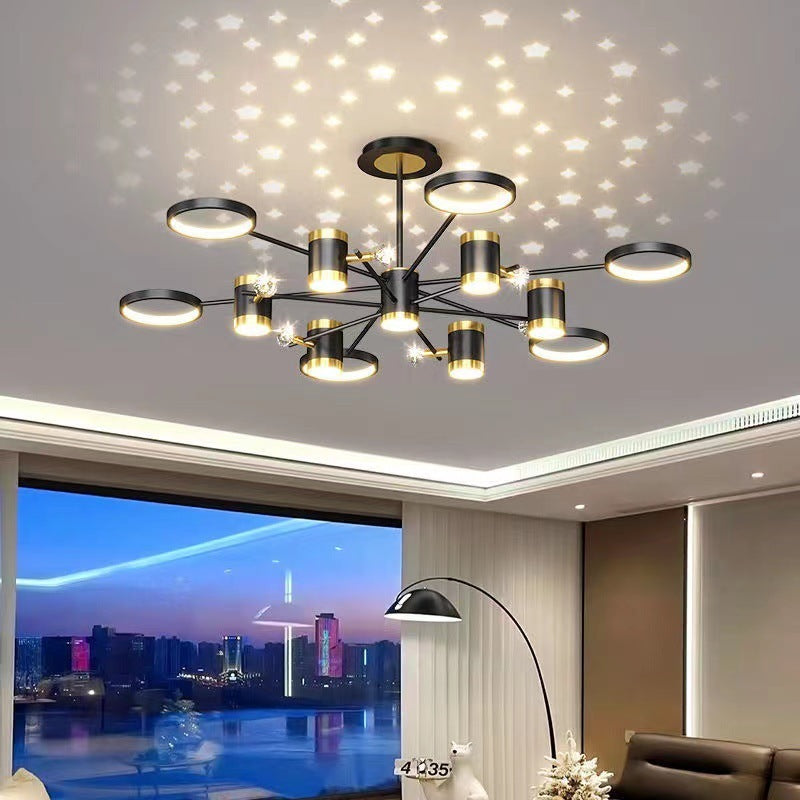 HomeRock Luxury Chandelier Nordic Star Lamp Light