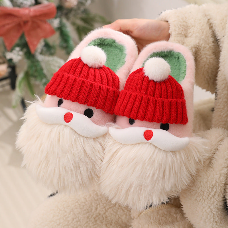 OHC Christmas Santa Claus Non-Slip Home Slippers