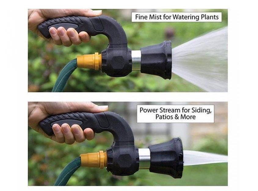 HomeRock Mighty Power Hose Blaster Nozzle Lawn Garden Car Washing