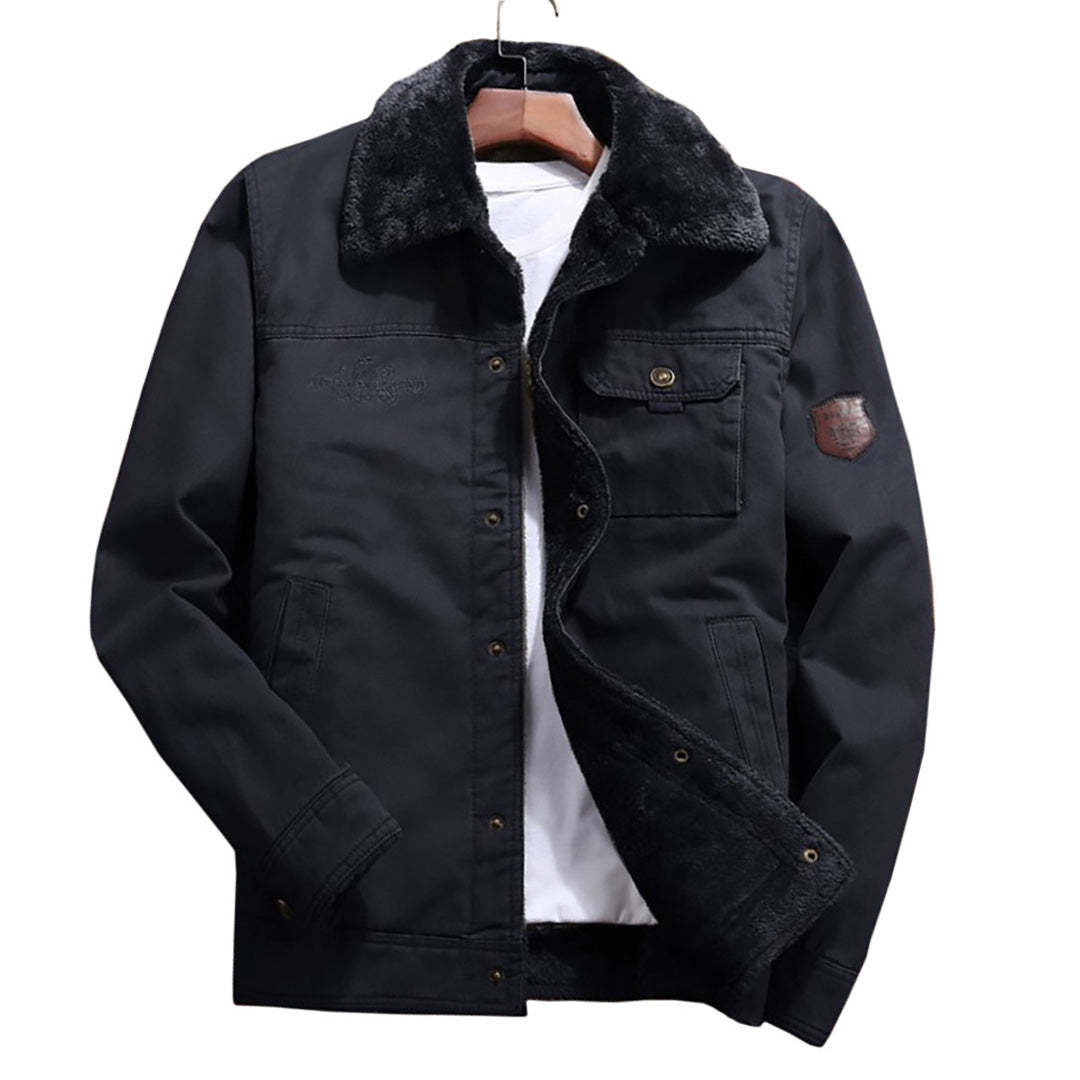 mCzO Velvet Cotton Men's Winter Jacket