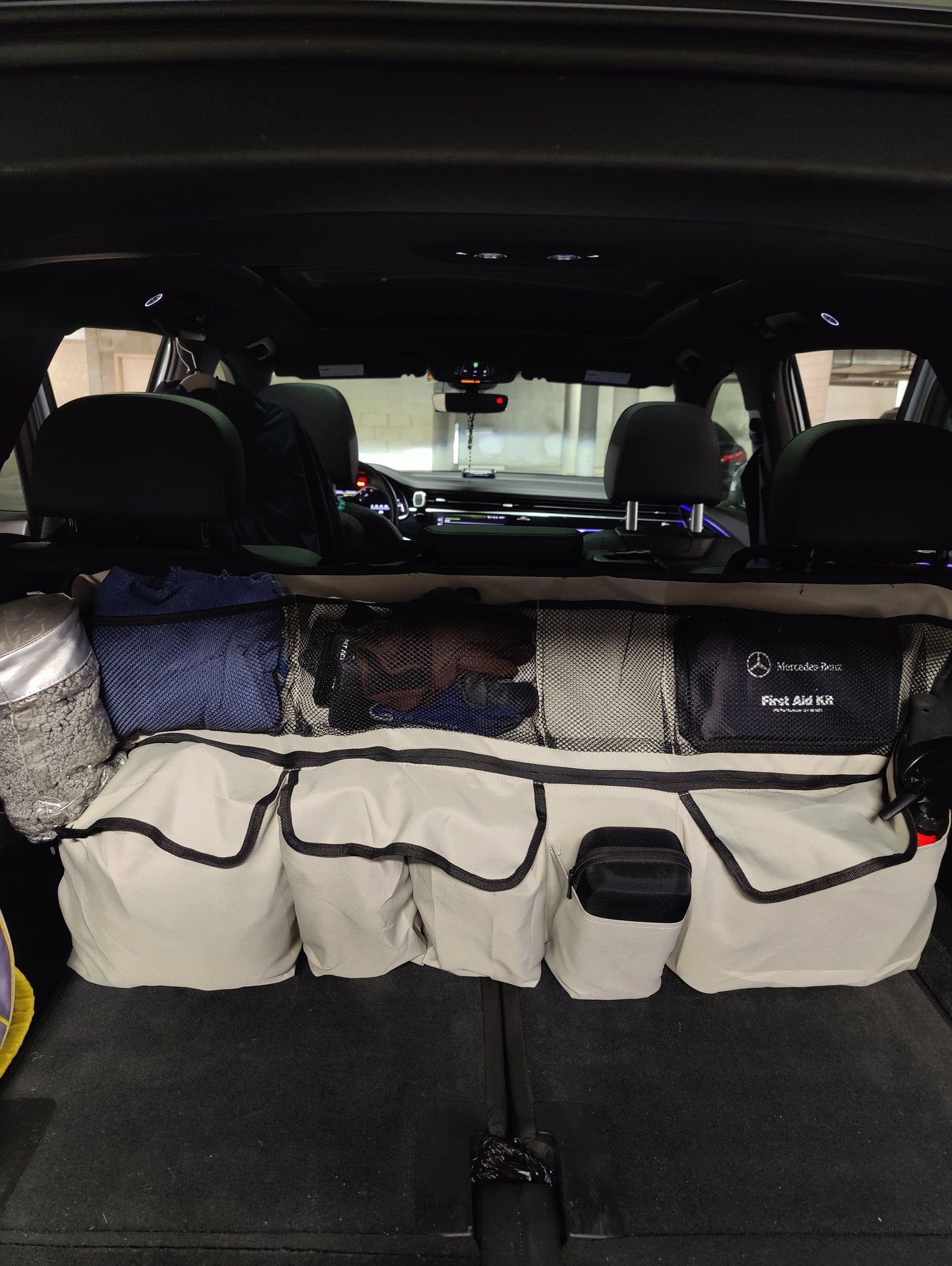 HomeRock Auto Trunk Storage Organizer - Car boot storage.