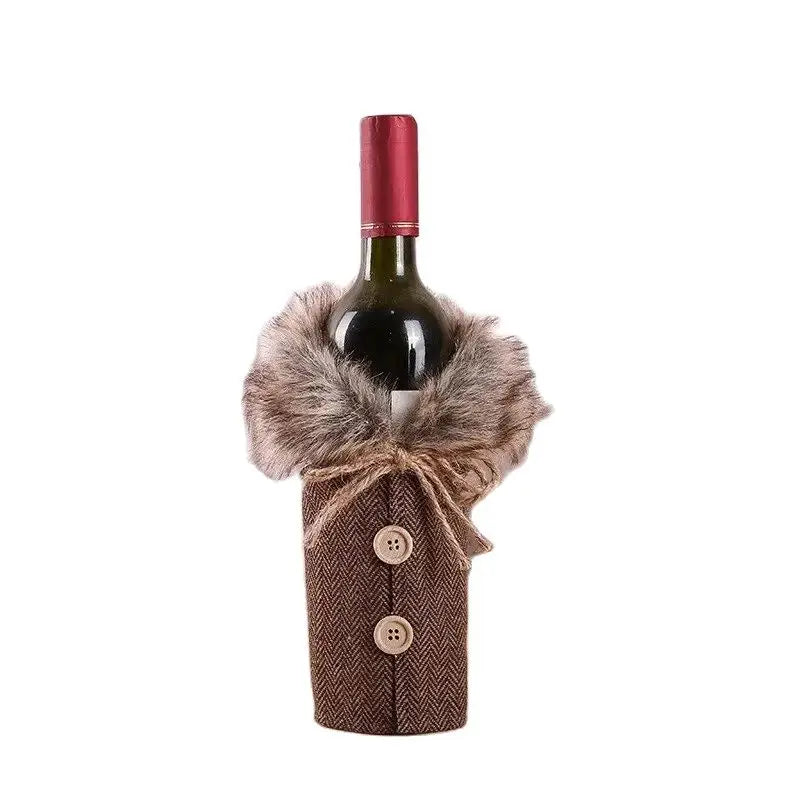 Oh Hey Christmas Wine Bottle Cover