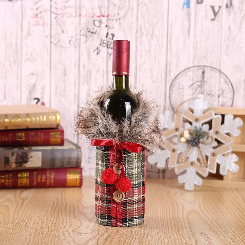 Oh Hey Christmas Wine Bottle Cover