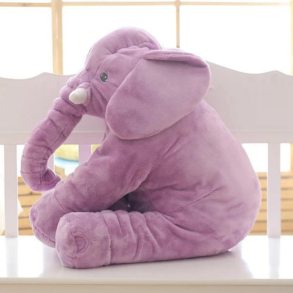 CloudSoft Soft Comfort Elephant Plush Toy  Accompany Sleeping Baby Sleep Child Pillow Leather Shell