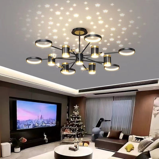 HomeRock Luxury Chandelier Nordic Star Lamp Light