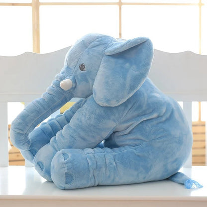 CloudSoft Soft Comfort Elephant Plush Toy  Accompany Sleeping Baby Sleep Child Pillow Leather Shell